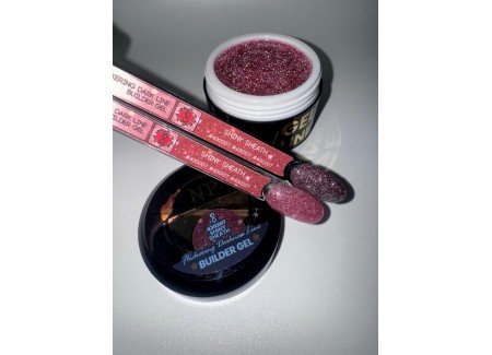 FLICKERING DARK LINE BUILDER GEL -  SHINY SHEATH 15ml